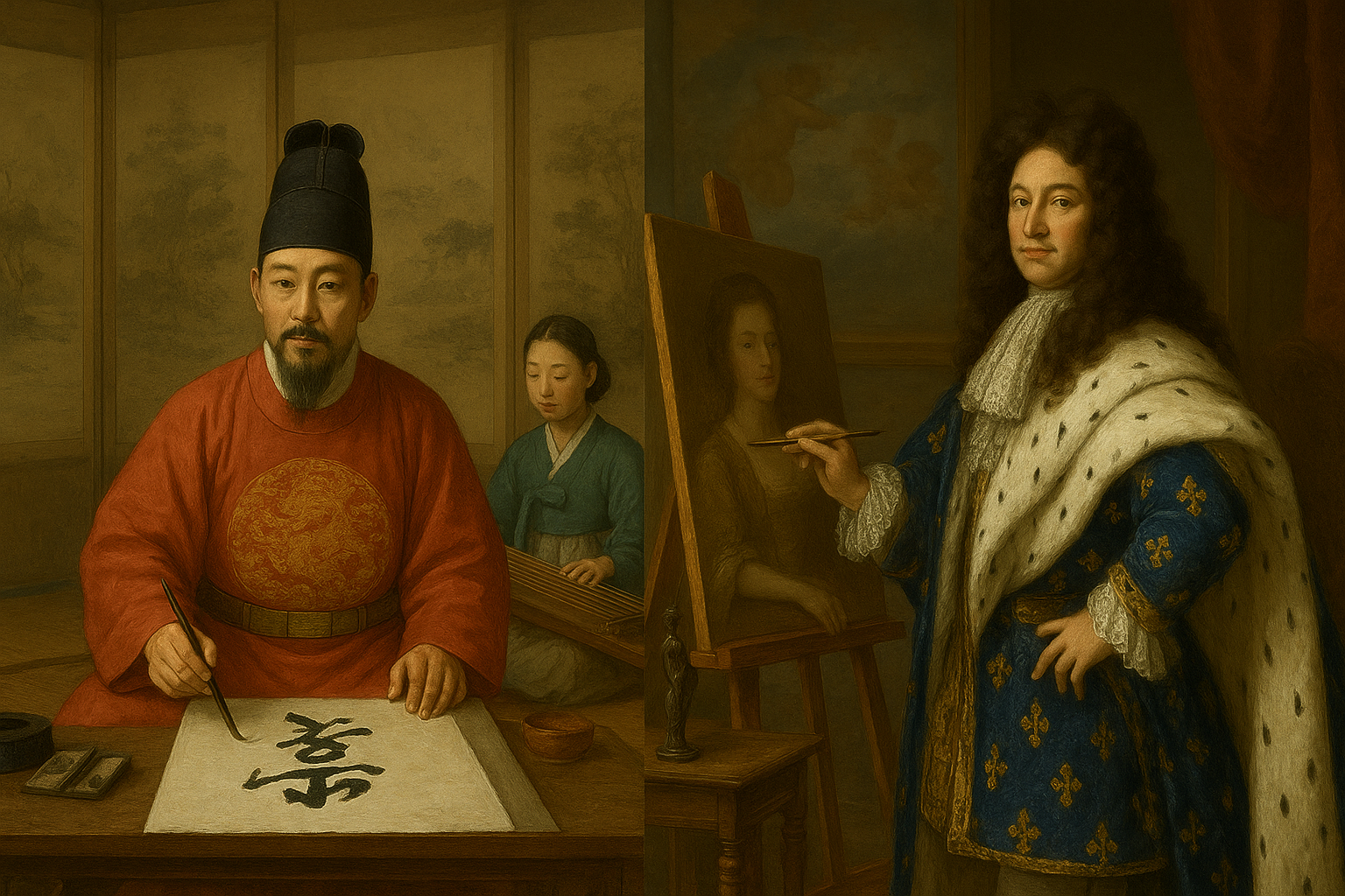Joseon court versus Versailles
